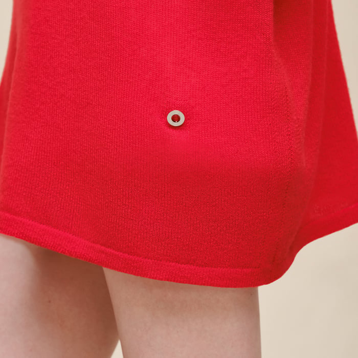 Rouge Amazone Cashmere Long-sleeve Sweater