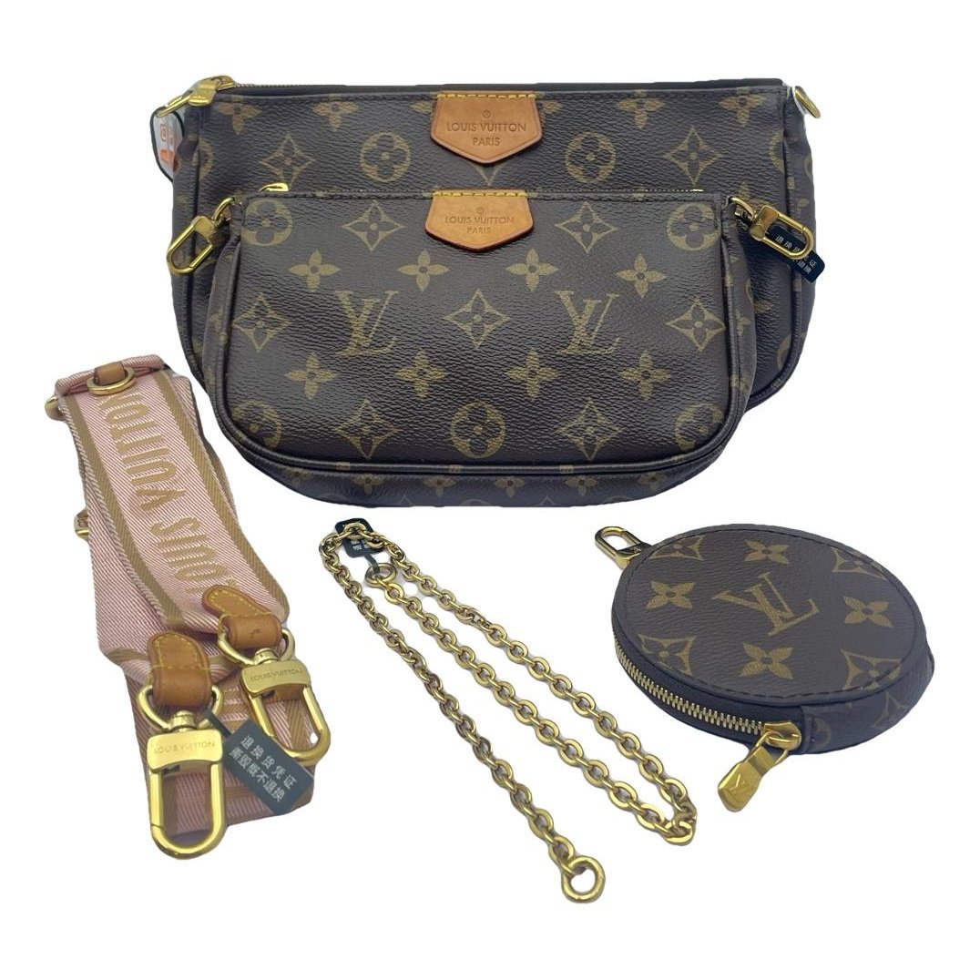 Multi Pochette Accessoires leather handbag