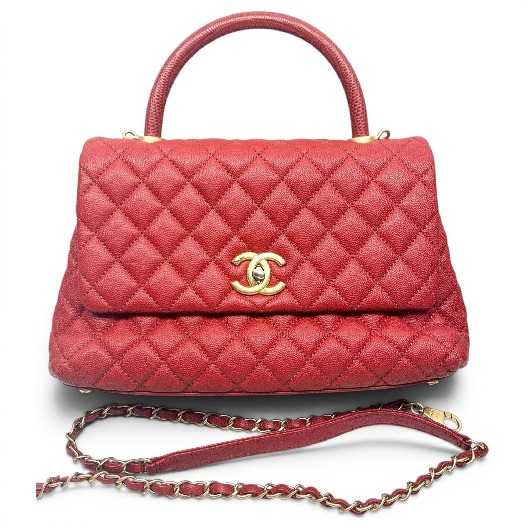 Coco Handle leather handbag