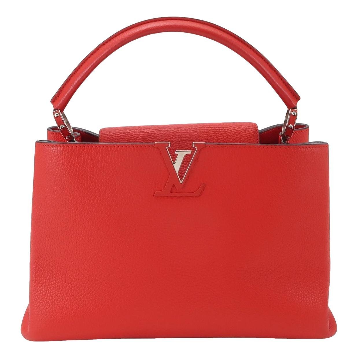 Capucines leather tote