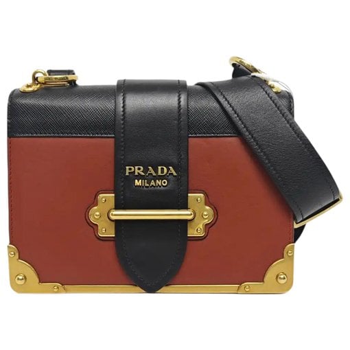 Cahier leather handbag