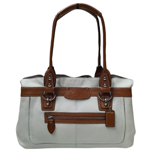 Leather satchel