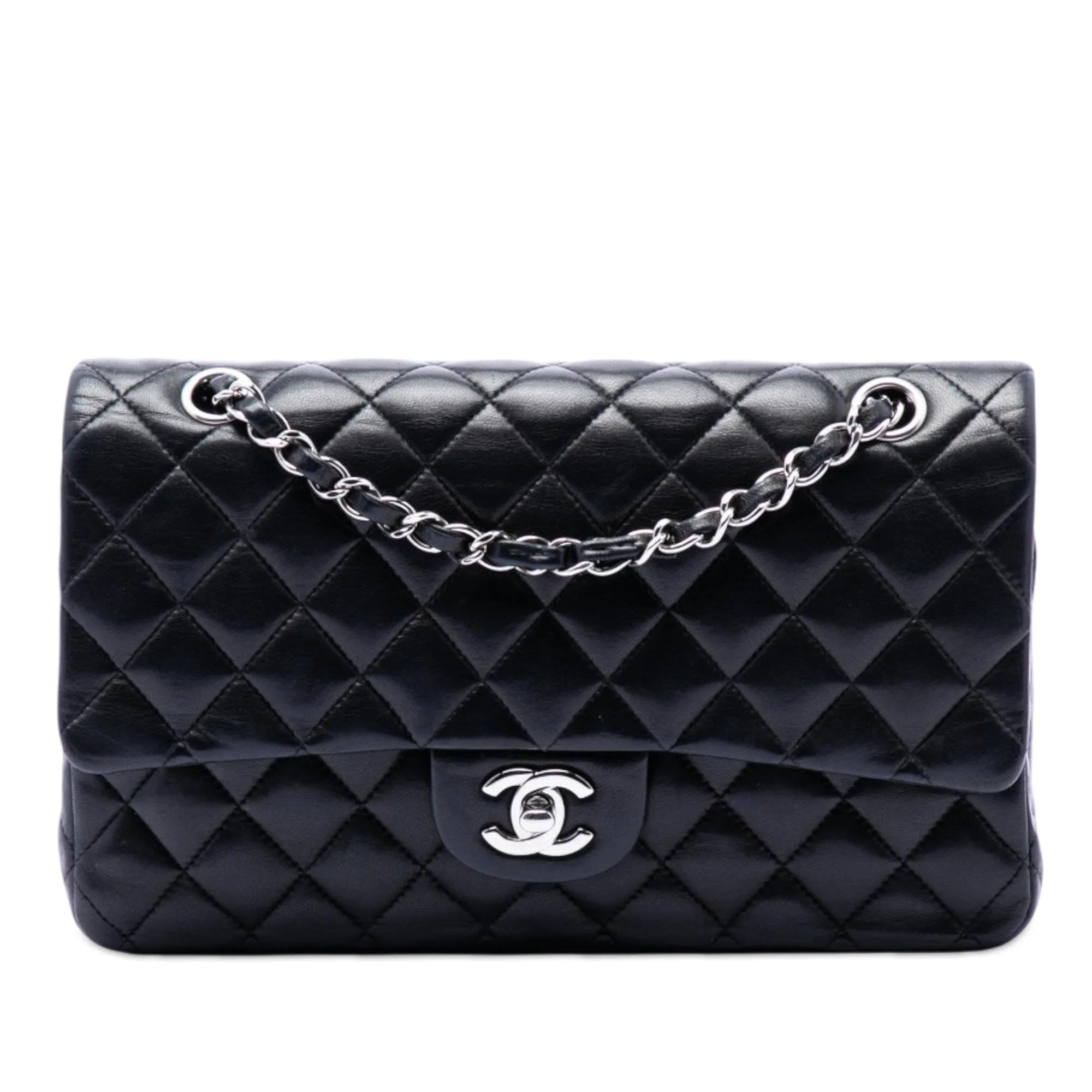 Wallet On Chain Boy Half Flap leather handbag