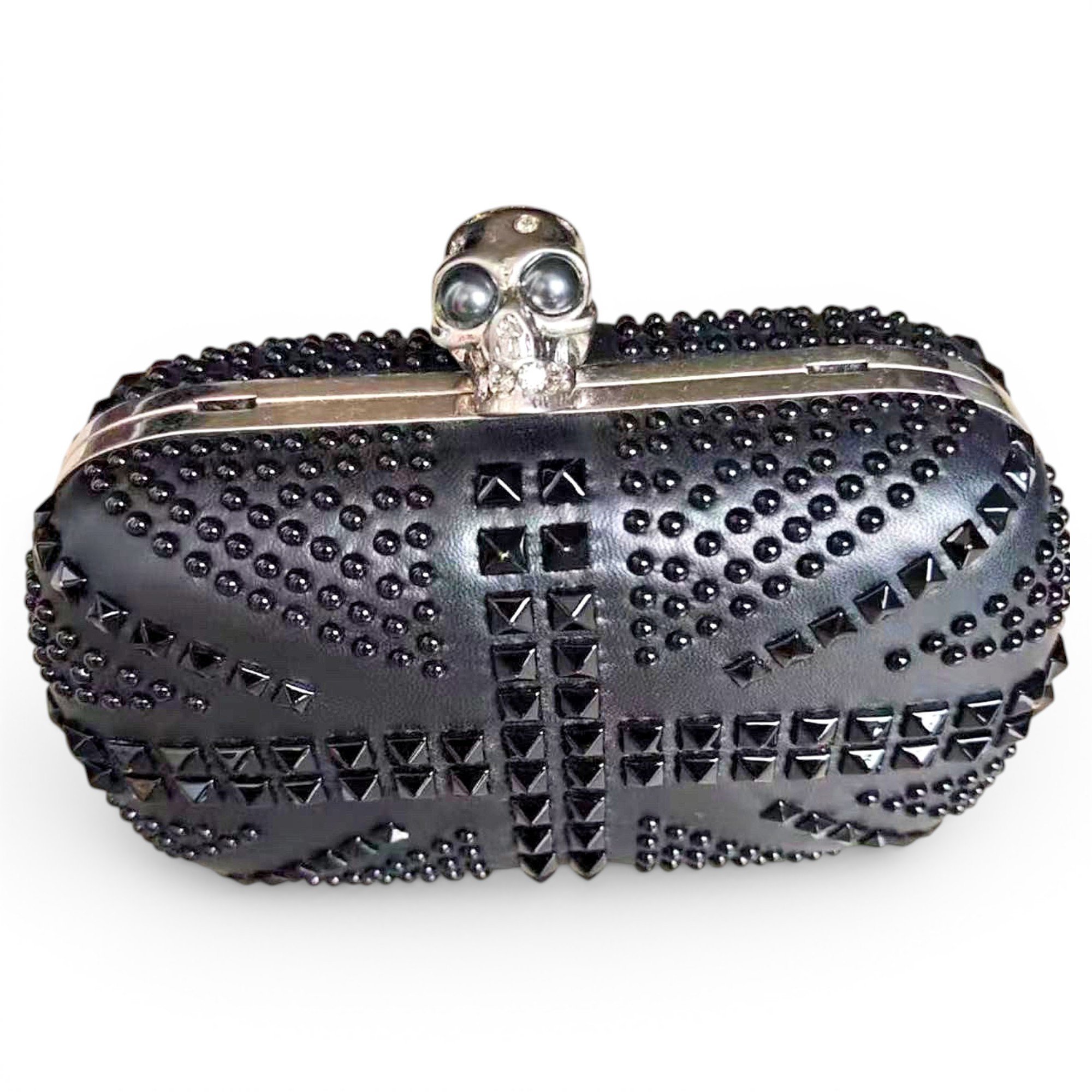 Skull clutch bag