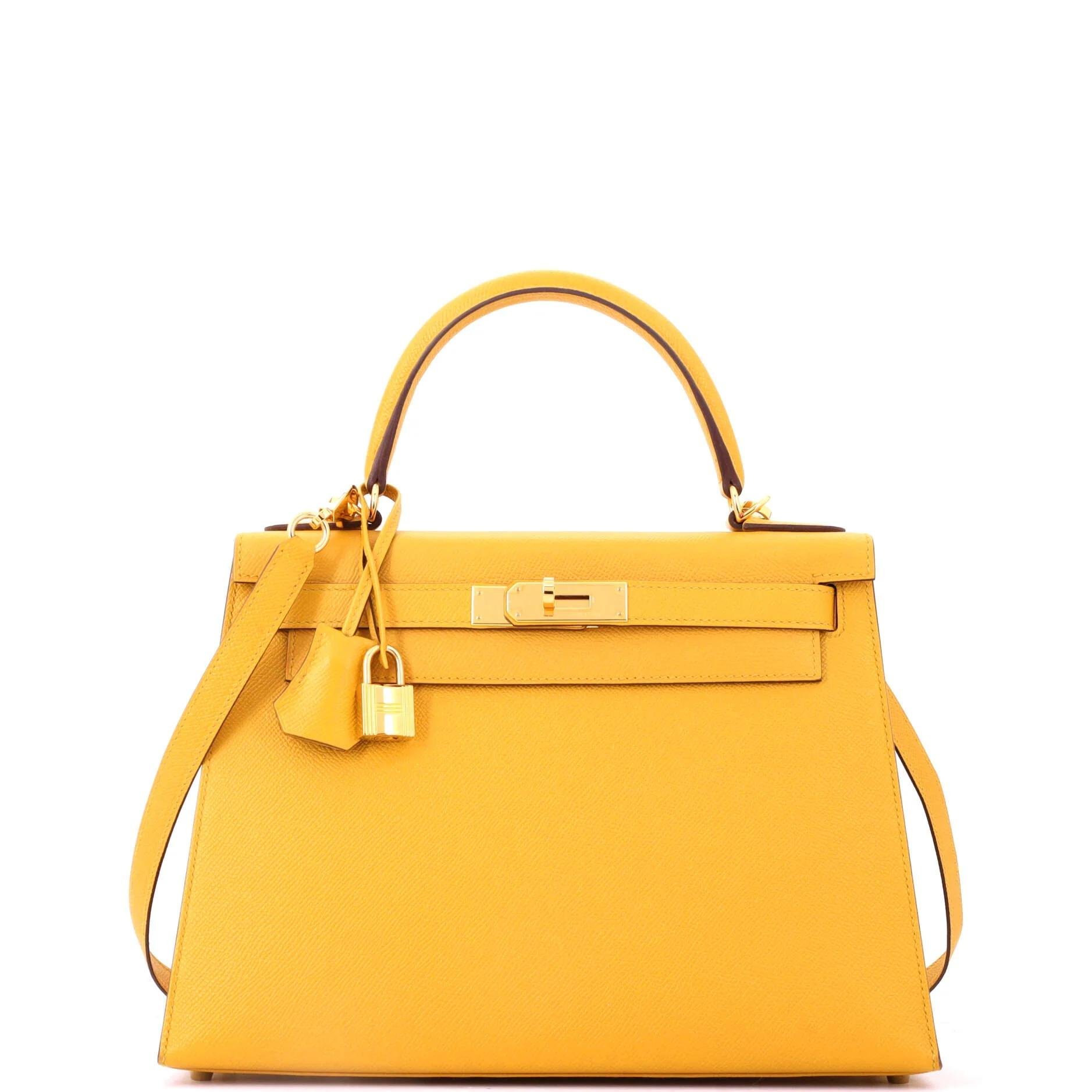 Kelly 28 leather handbag