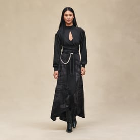 "Soleil de Soie Poudre" long dress