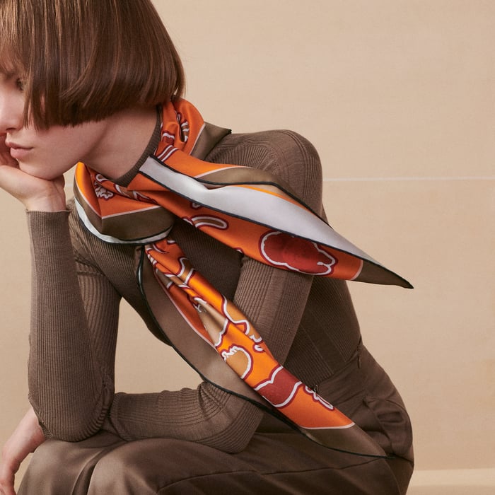 Caracteristick Double Face Scarf 90