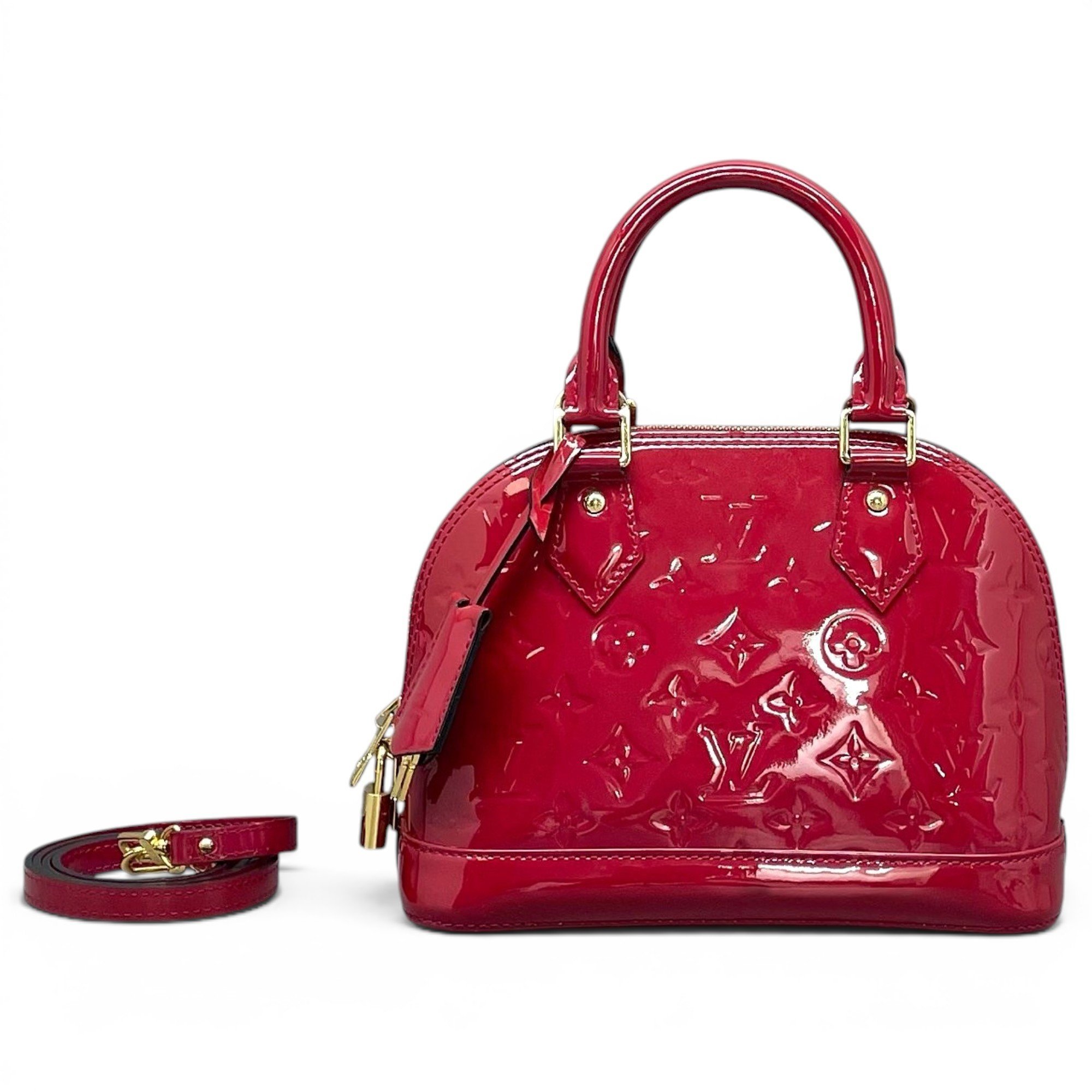 Alma BB patent leather handbag