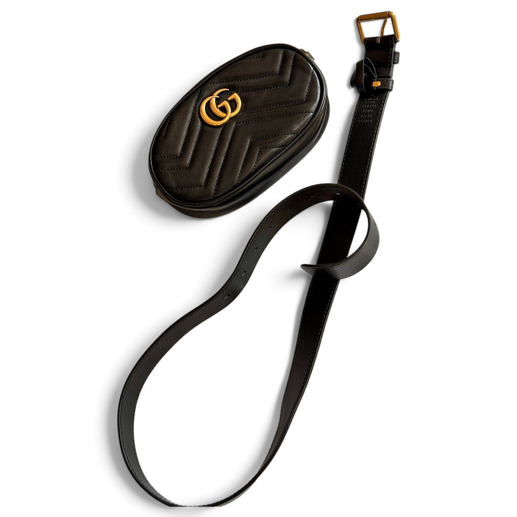 Marmont leather clutch bag