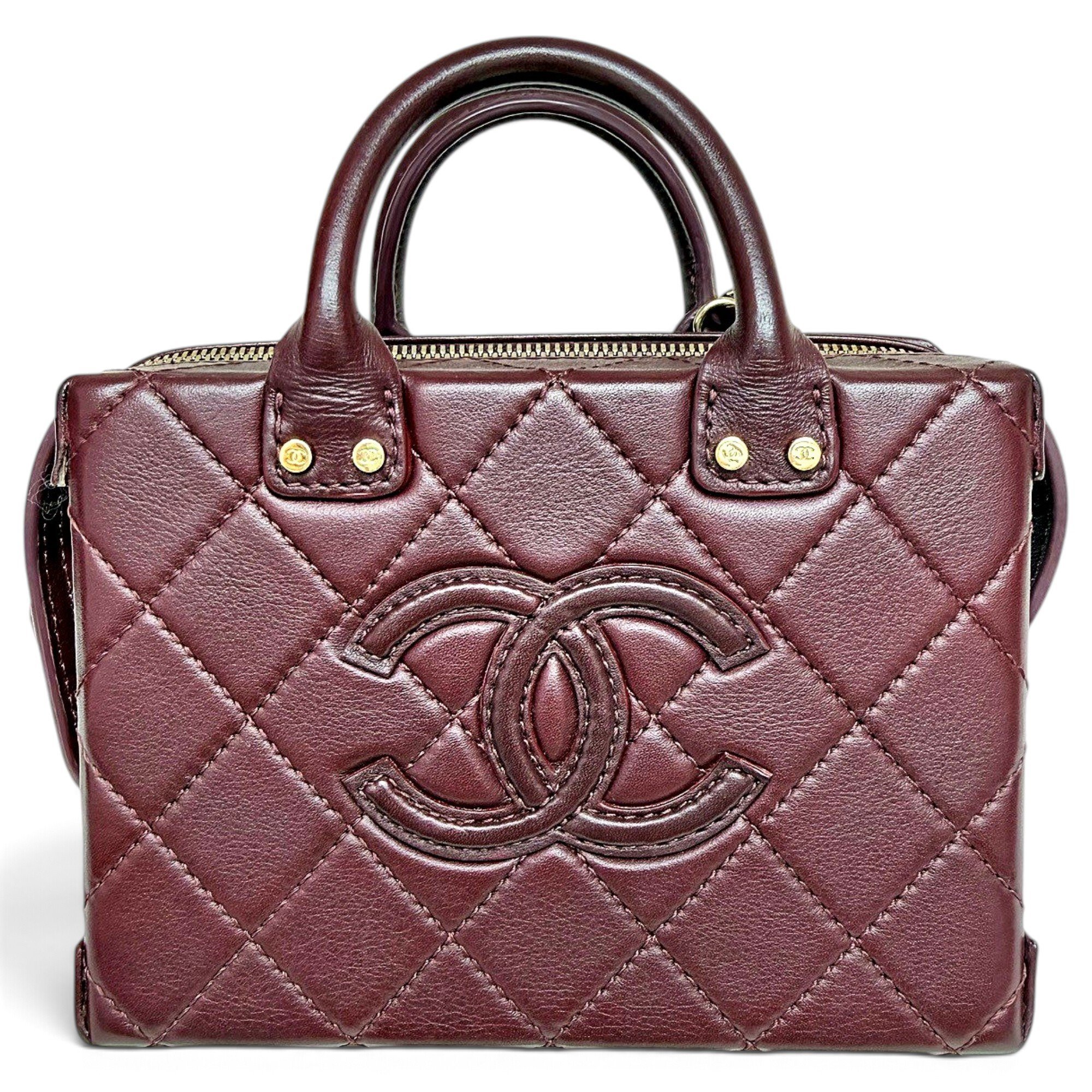 Leather handbag