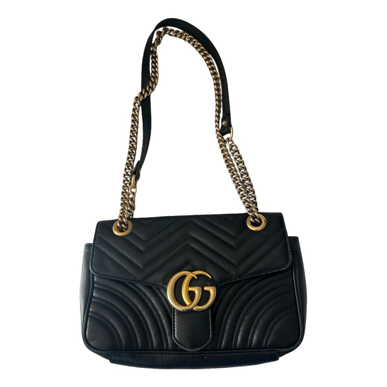 GG Marmont Flap leather crossbody bag