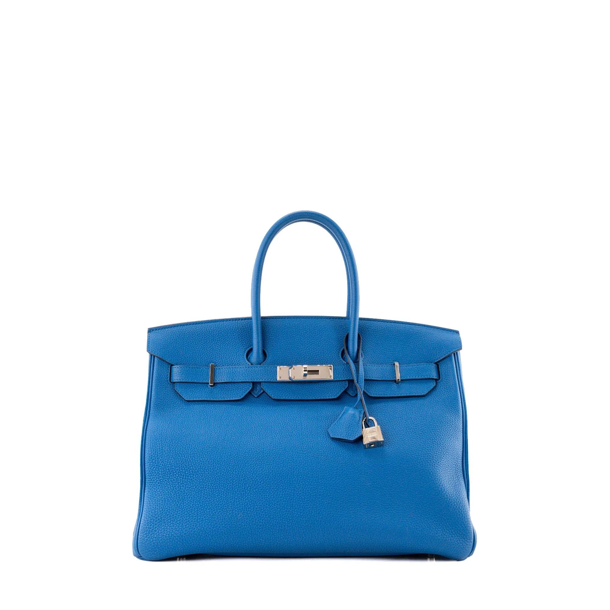 Birkin 35 leather handbag