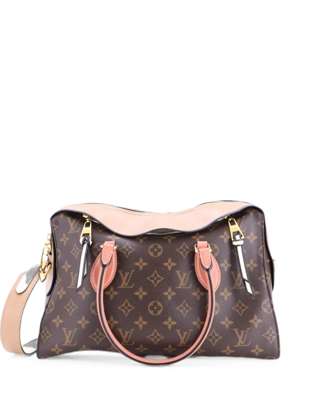 Tuileries Handbag Monogram Canvas with Leather satchel