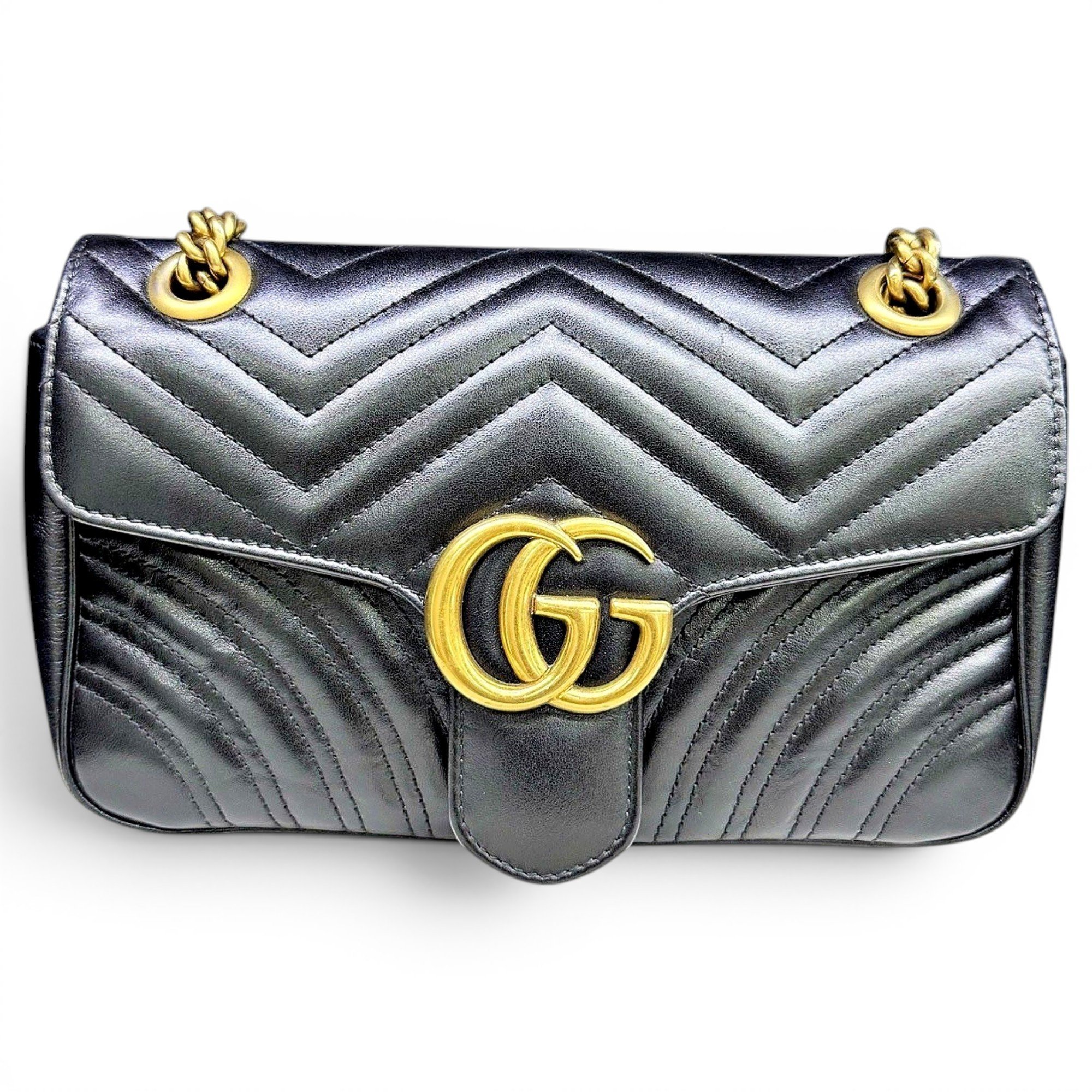 GG Marmont Flap leather handbag