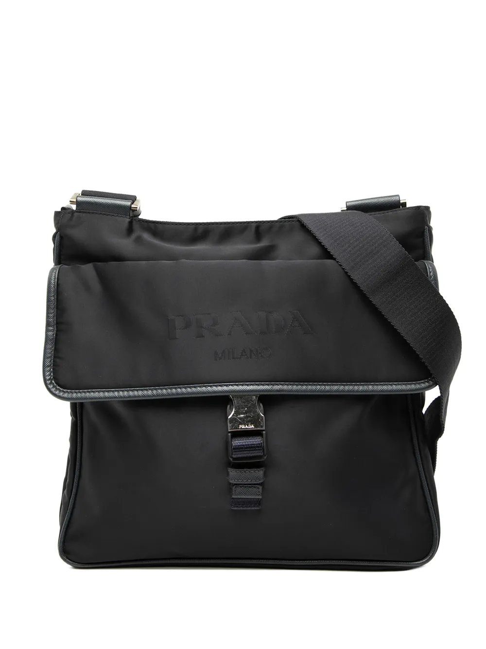 2013-2026 Saffiano Trimmed Tessuto Zip Top crossbody bag