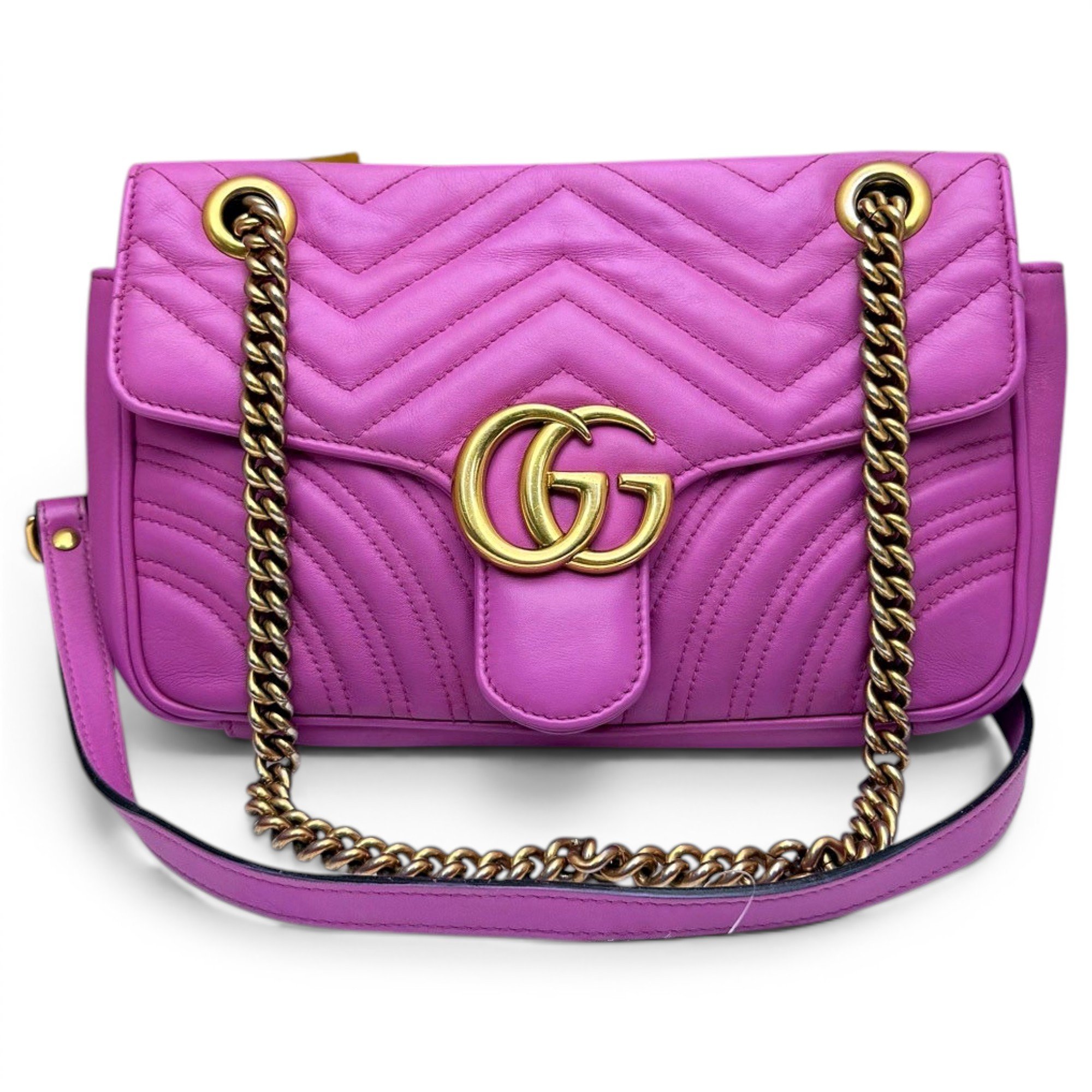 GG Marmont Flap leather handbag