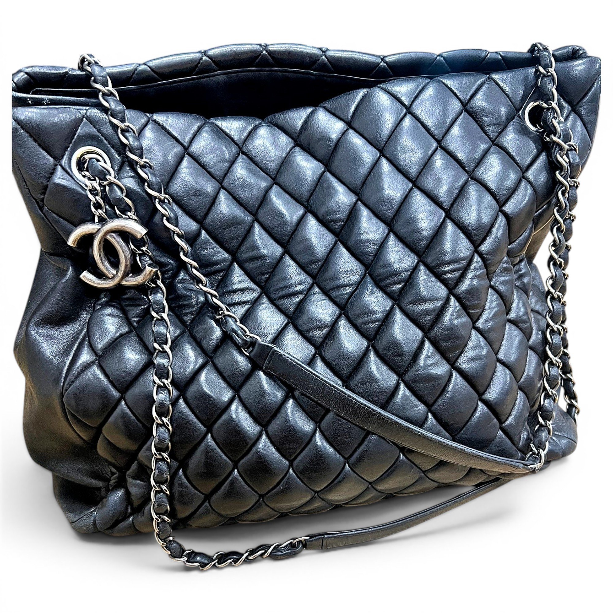 Leather tote