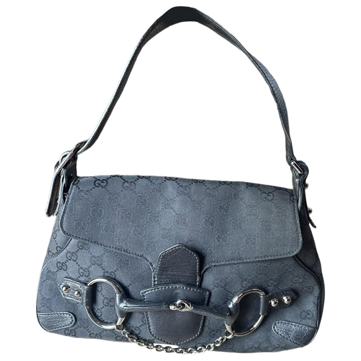 Horsebit Chain cloth handbag