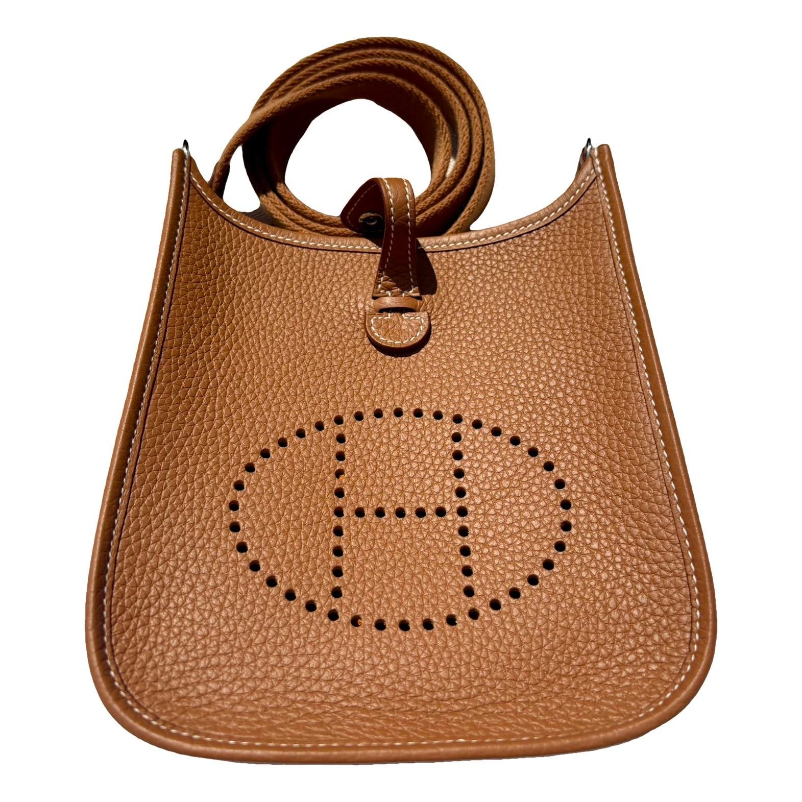 Mini Evelyne leather handbag