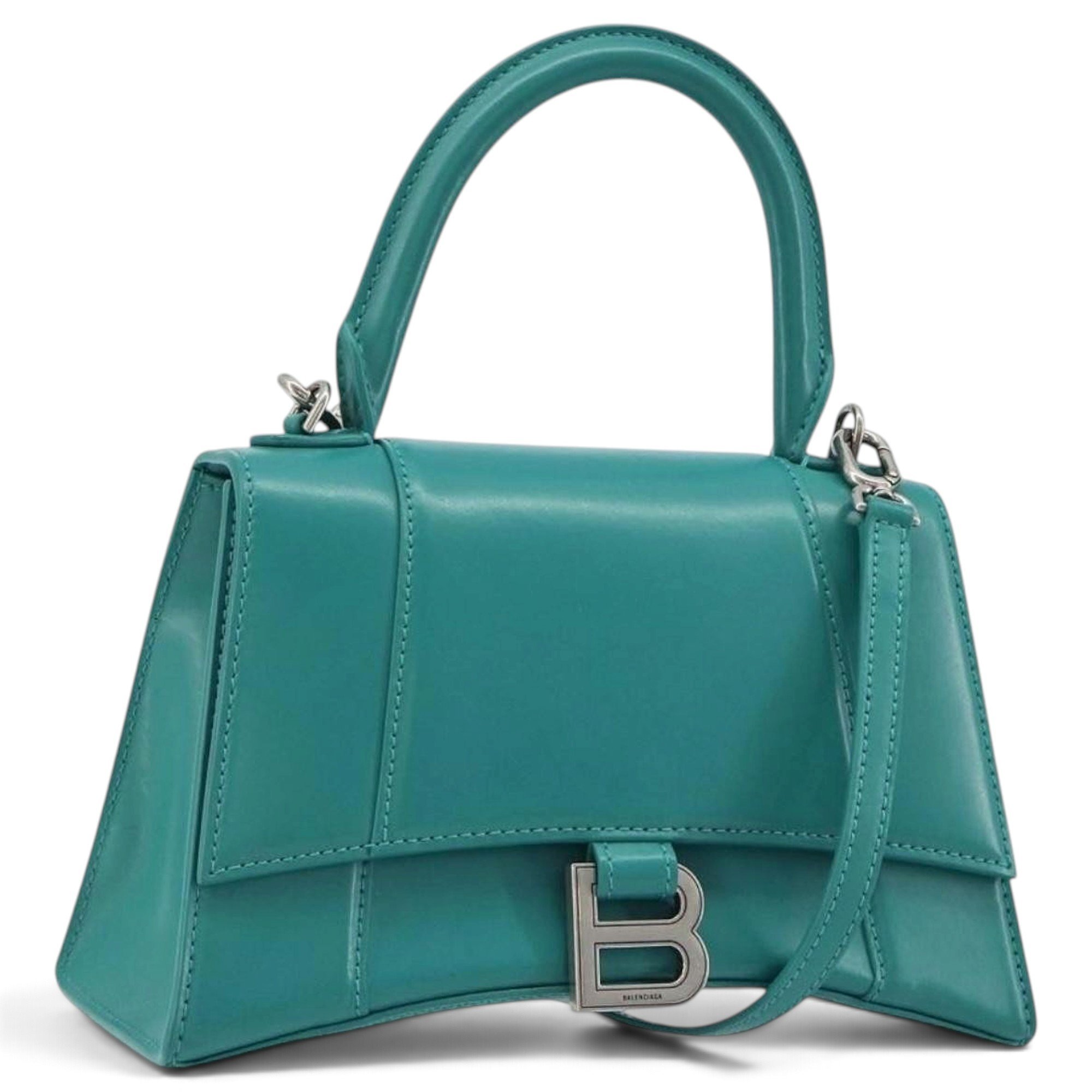 B leather mini bag