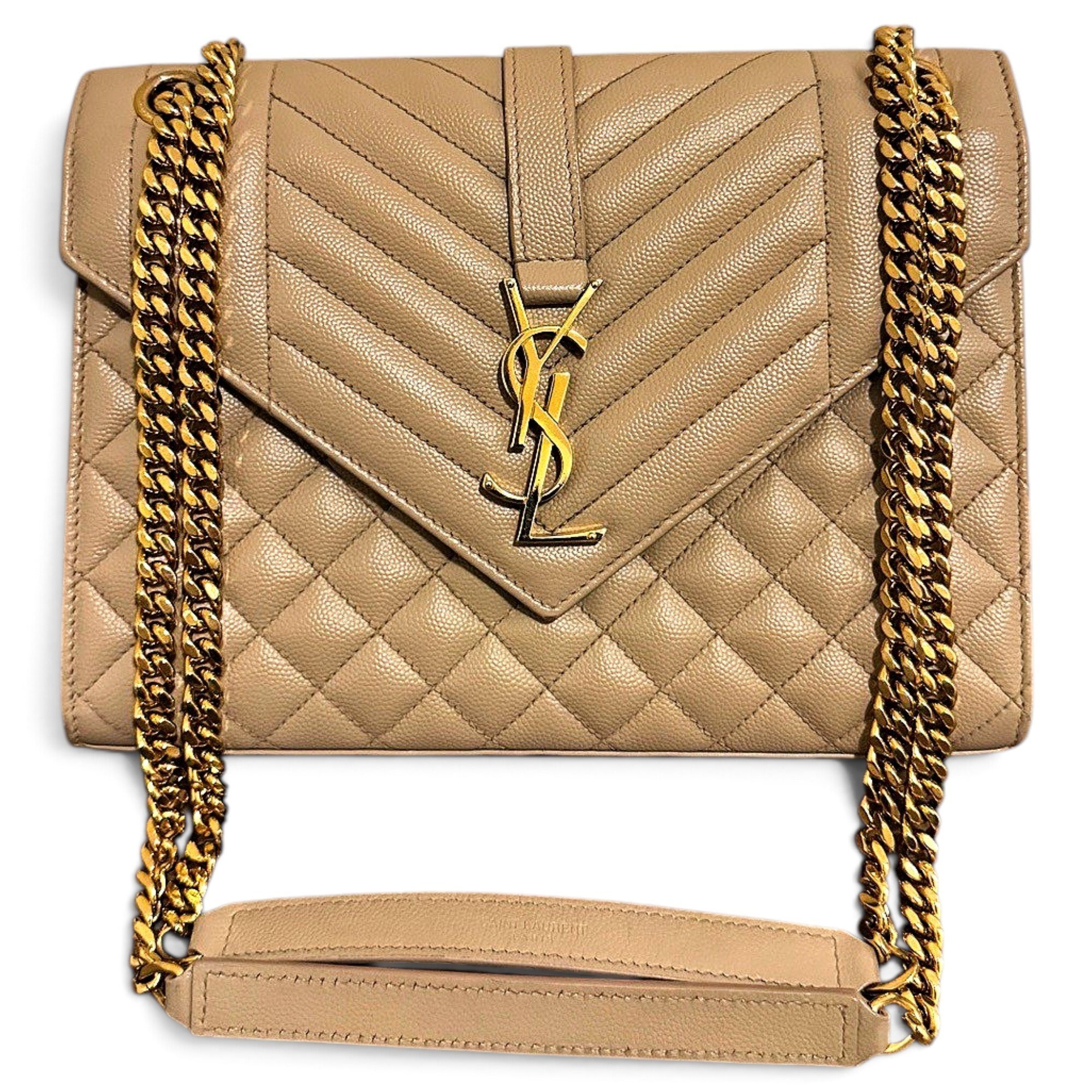 Envelope leather crossbody bag