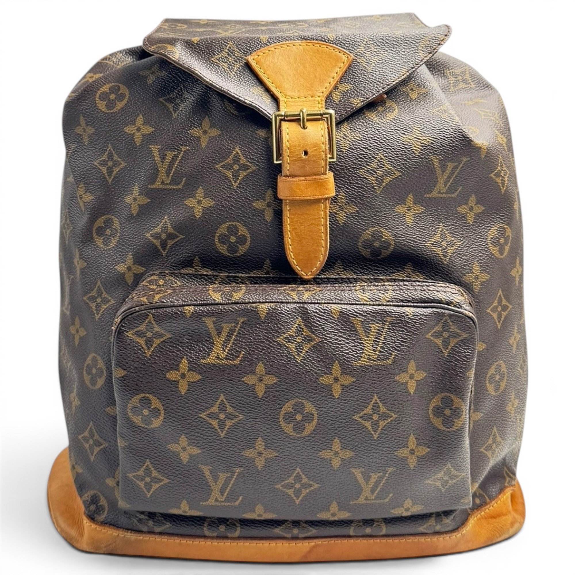 Louis Vuitton Montsouris Vintage leather backpack