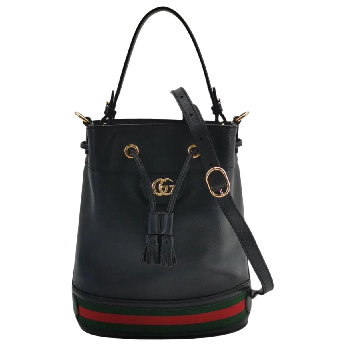 Ophidia Bucket leather handbag