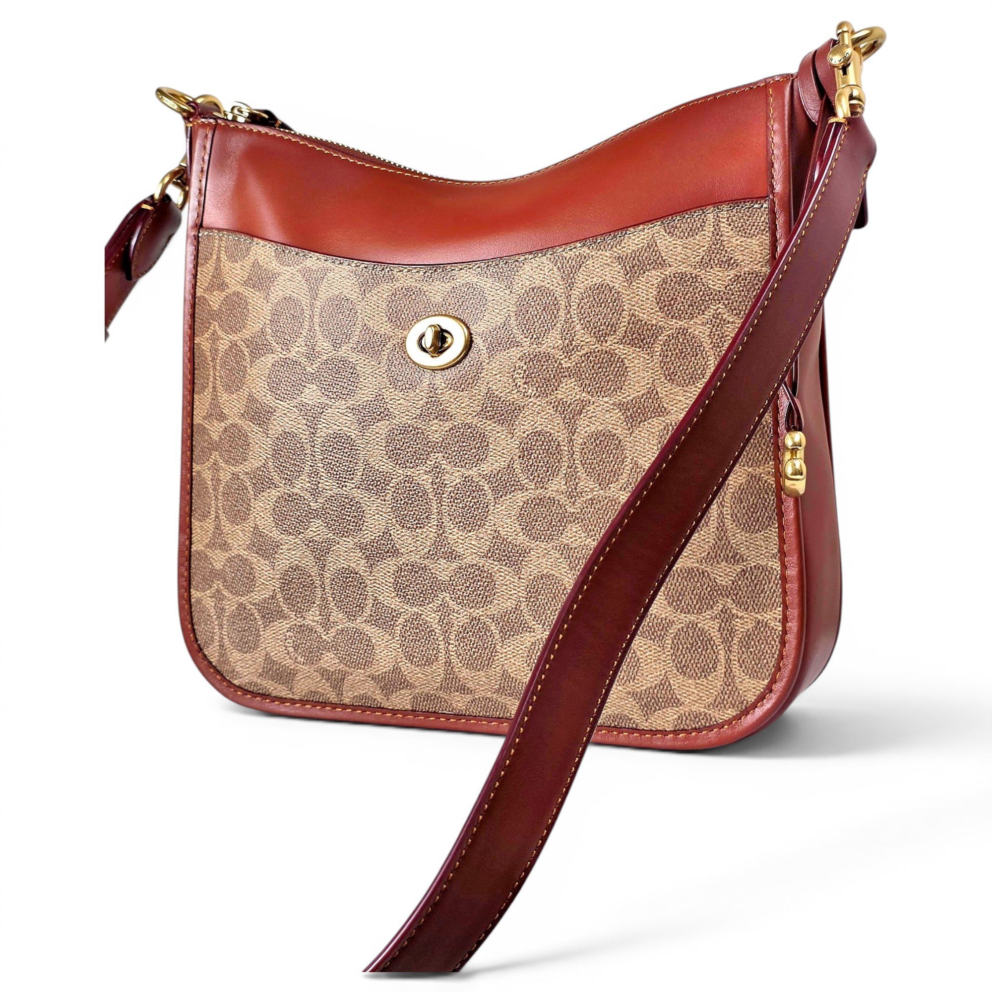 Leather crossbody bag
