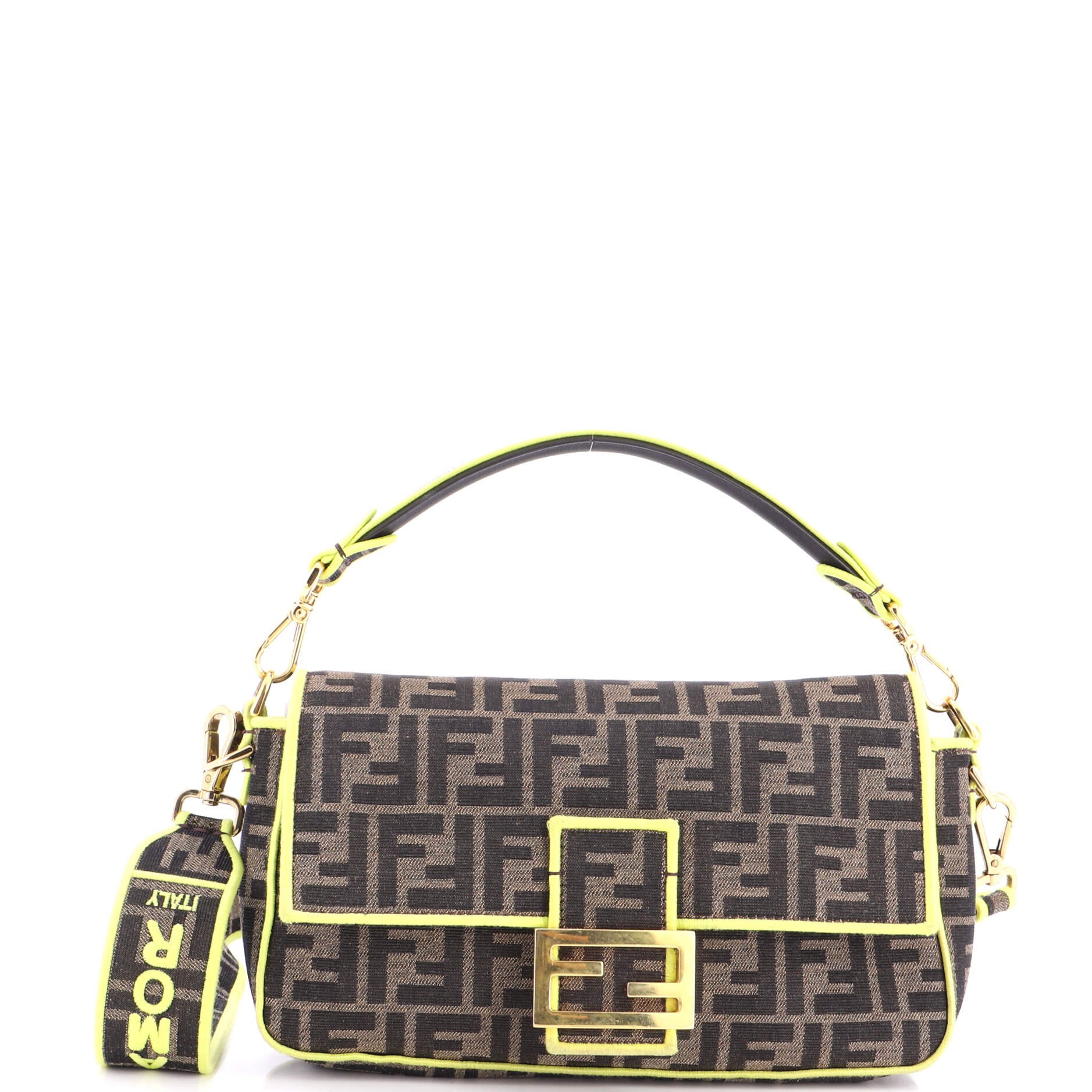 Baguette NM Bag Zucca Canvas Medium