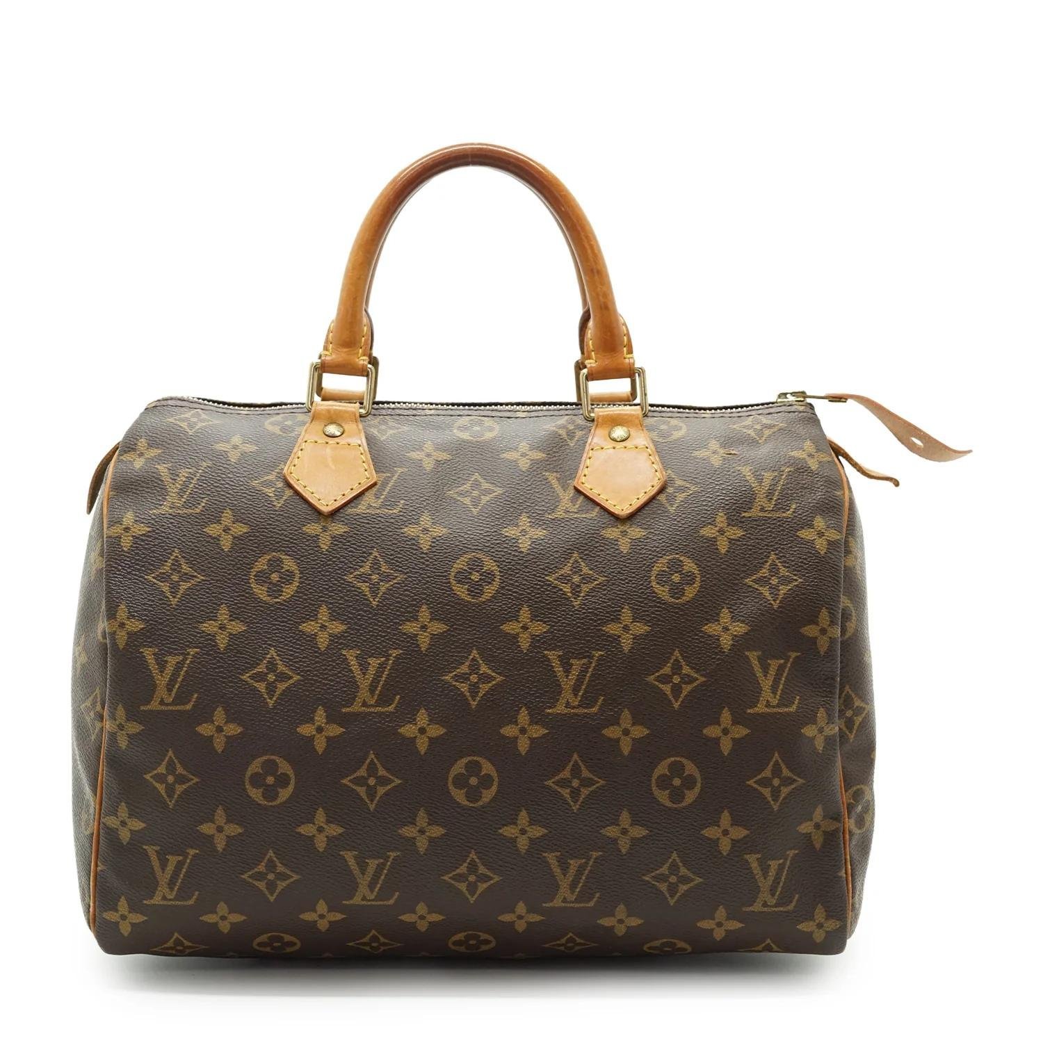 Speedy leather handbag