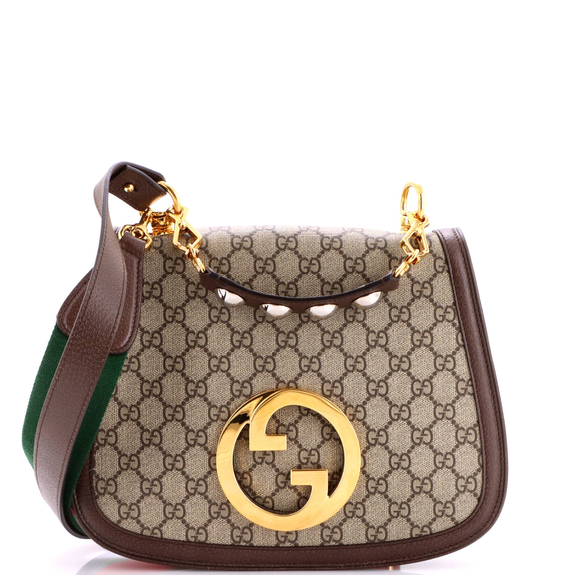Blondie NM Top Handle Bag GG Coated Canvas Medium