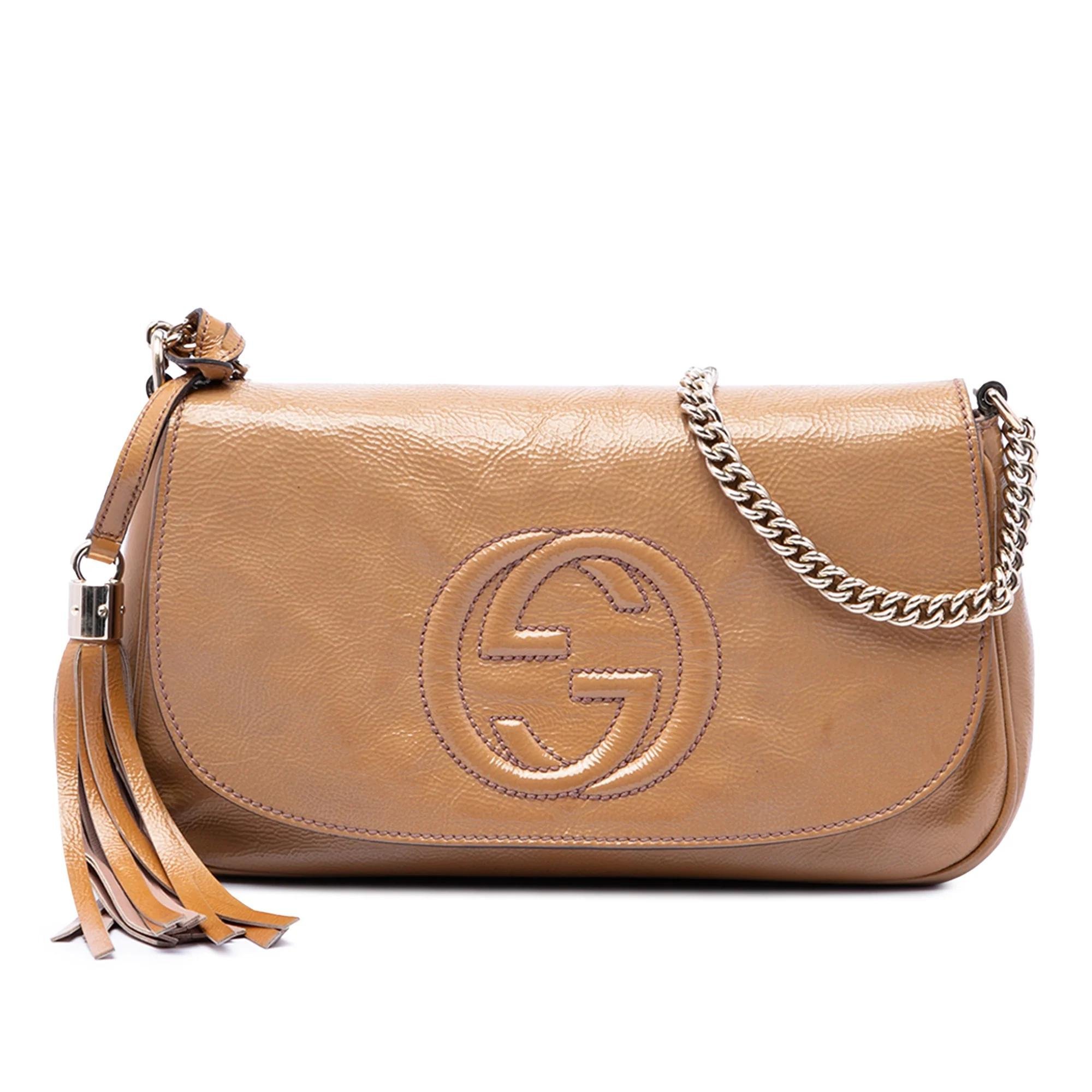 Soho Chain patent leather handbag