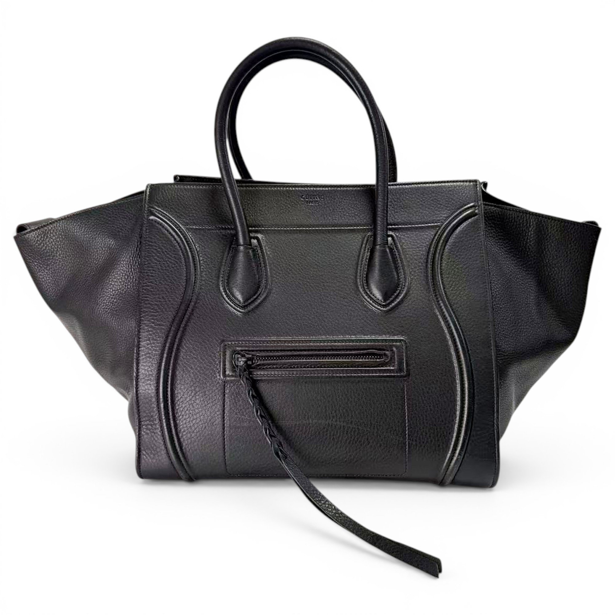Celine Luggage Phantom leather handbag