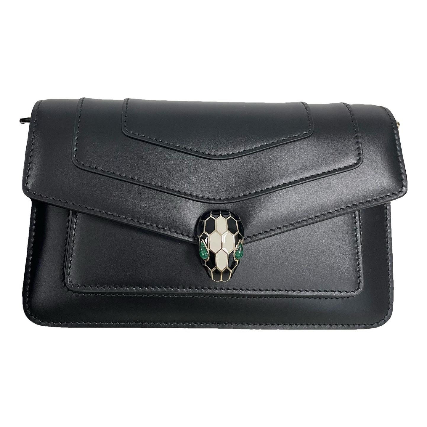 Serpenti leather handbag
