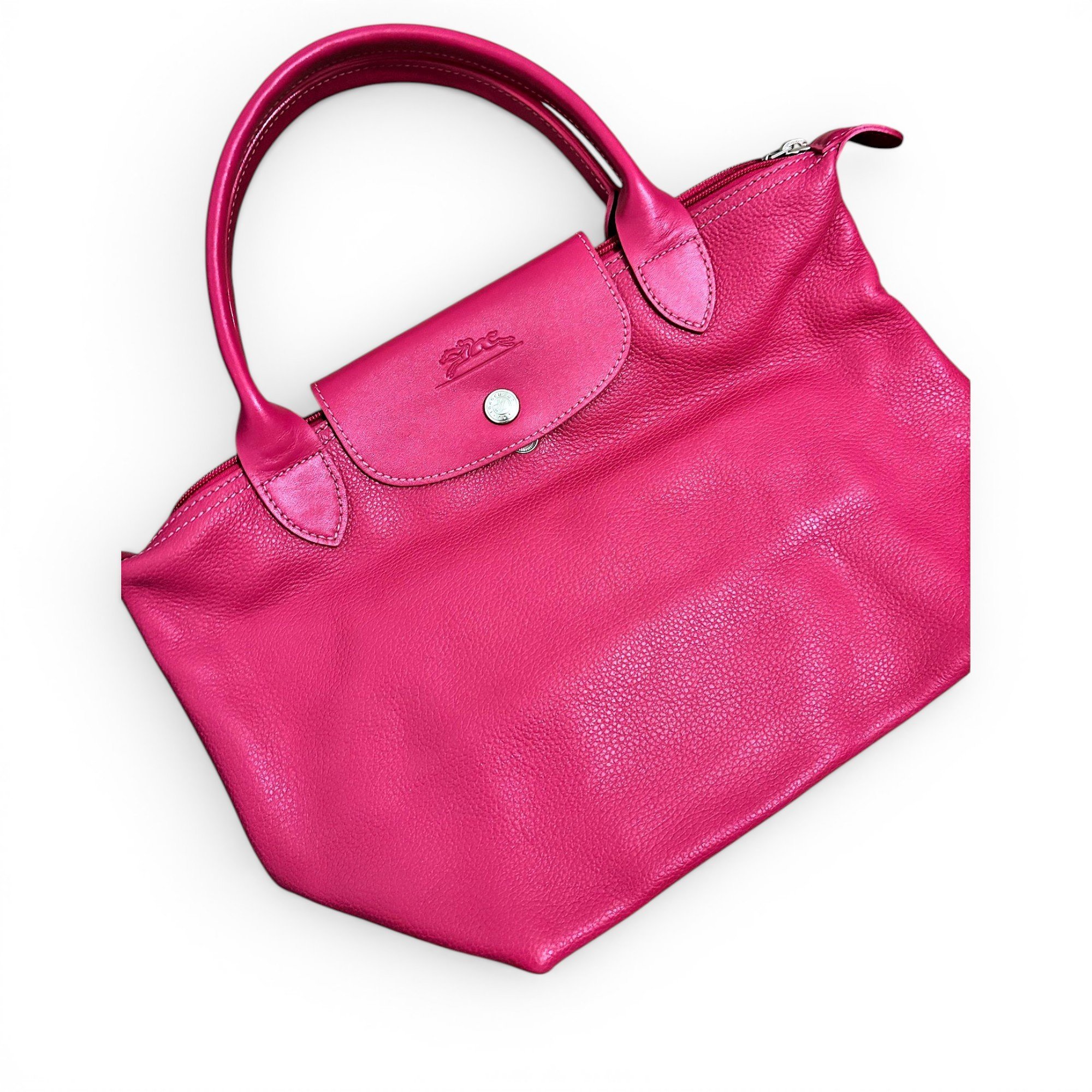 Pliage leather handbag
