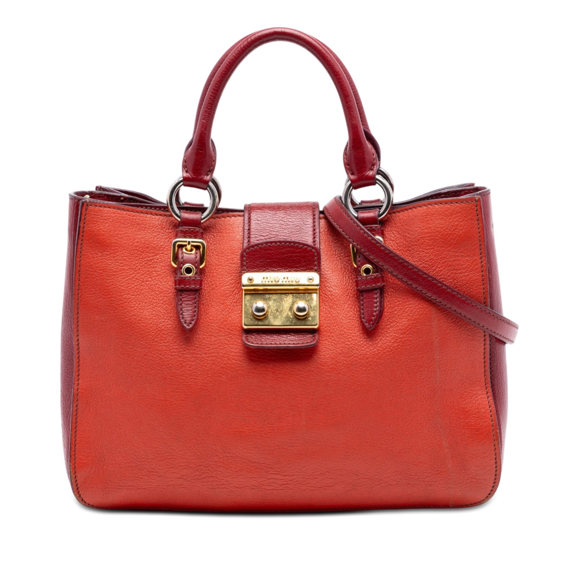 Leather satchel