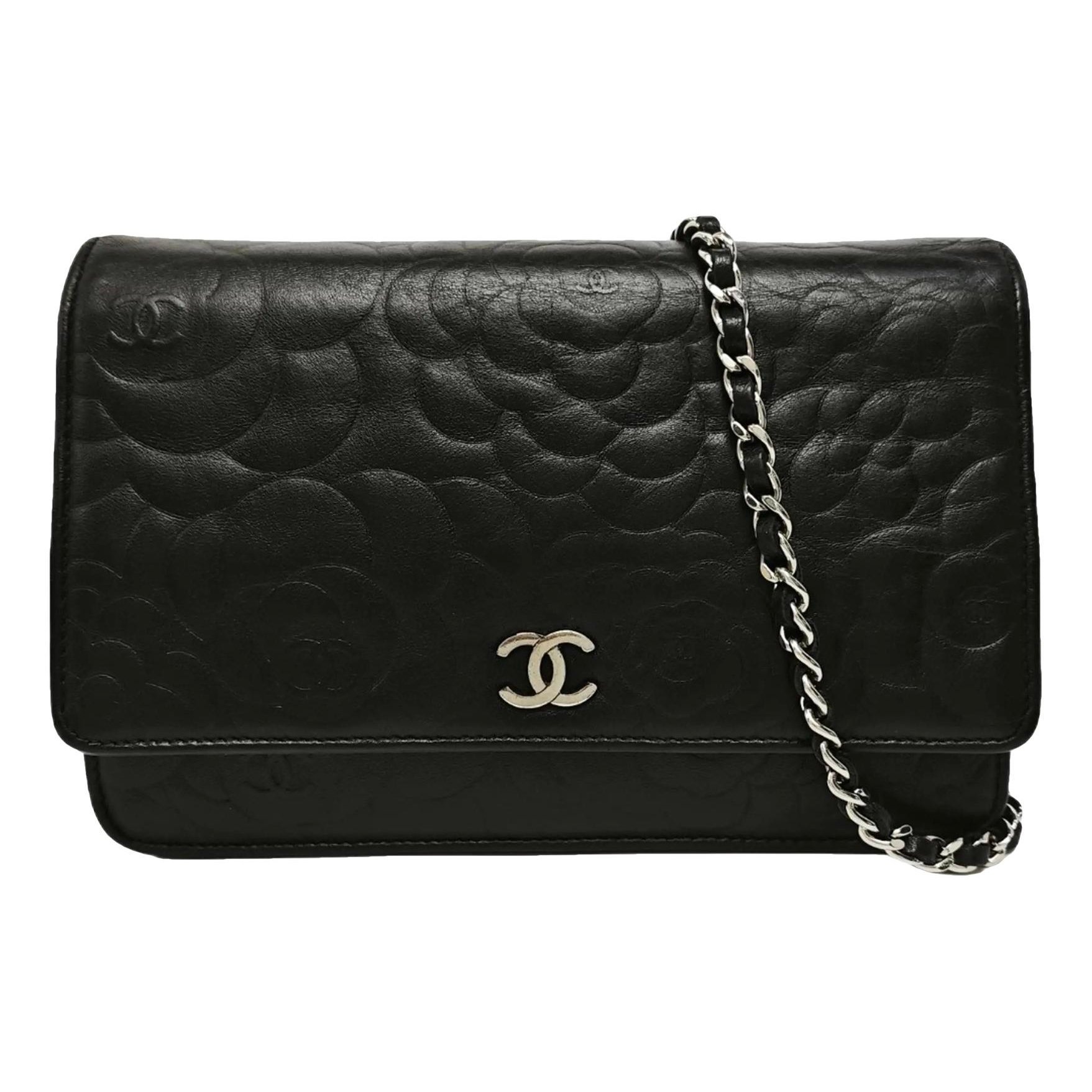 Wallet On Chain Timeless/Classique leather handbag