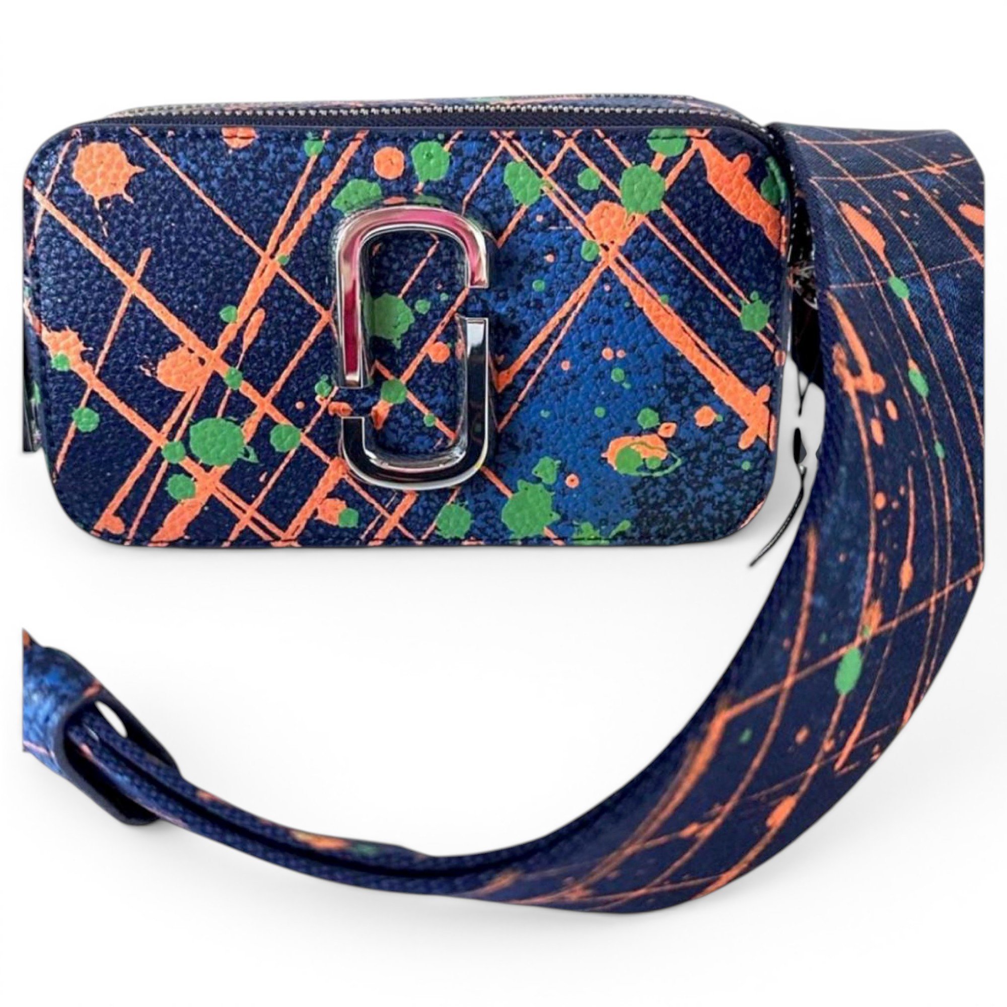 Snapshot leather crossbody bag
