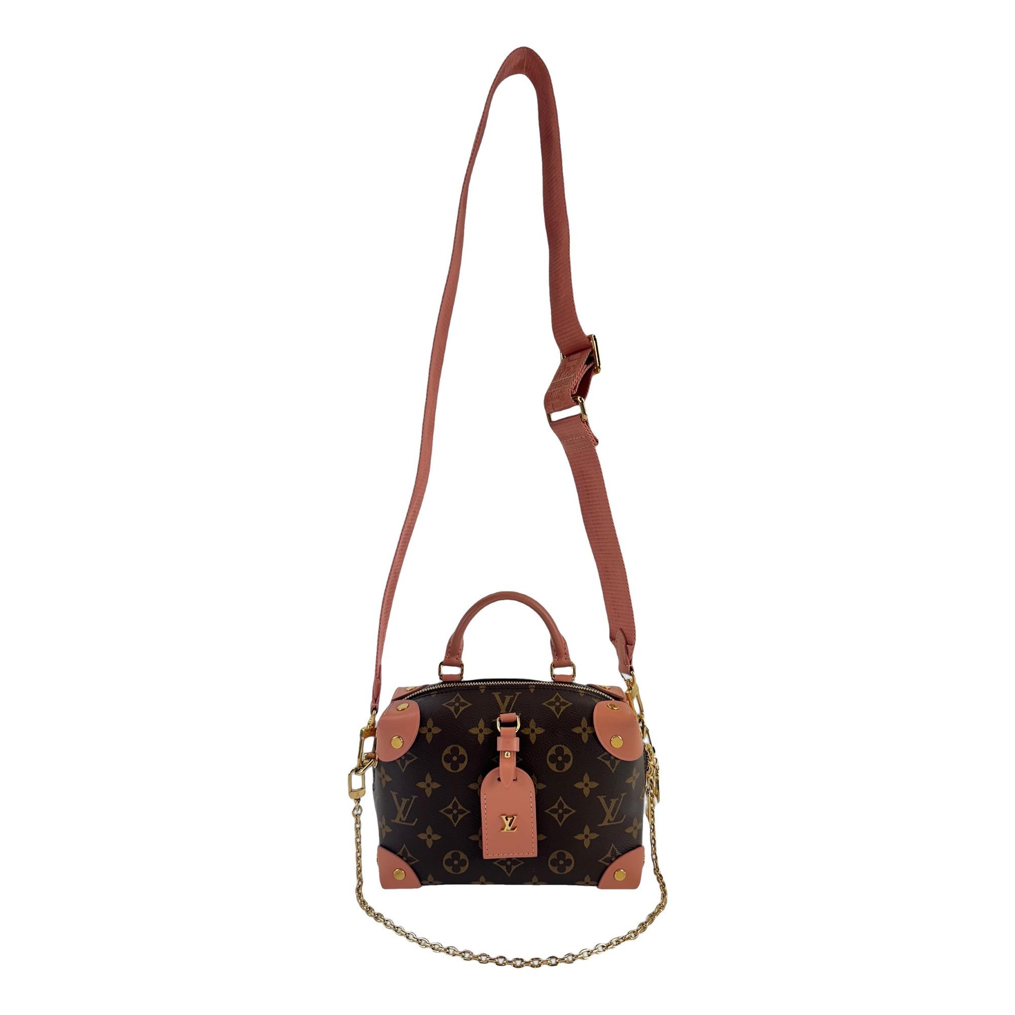 Petite Malle Souple leather handbag