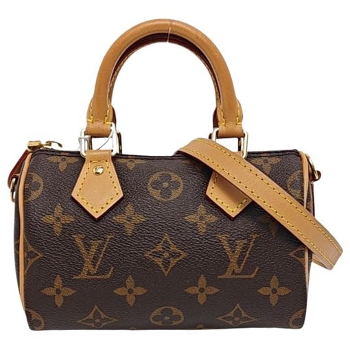 Nano Speedy / Mini HL leather handbag