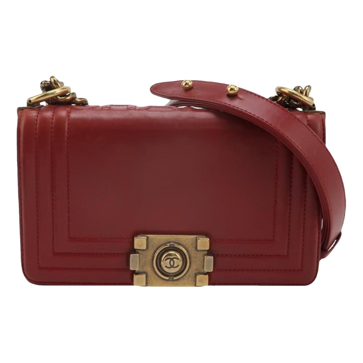 Boy leather crossbody bag