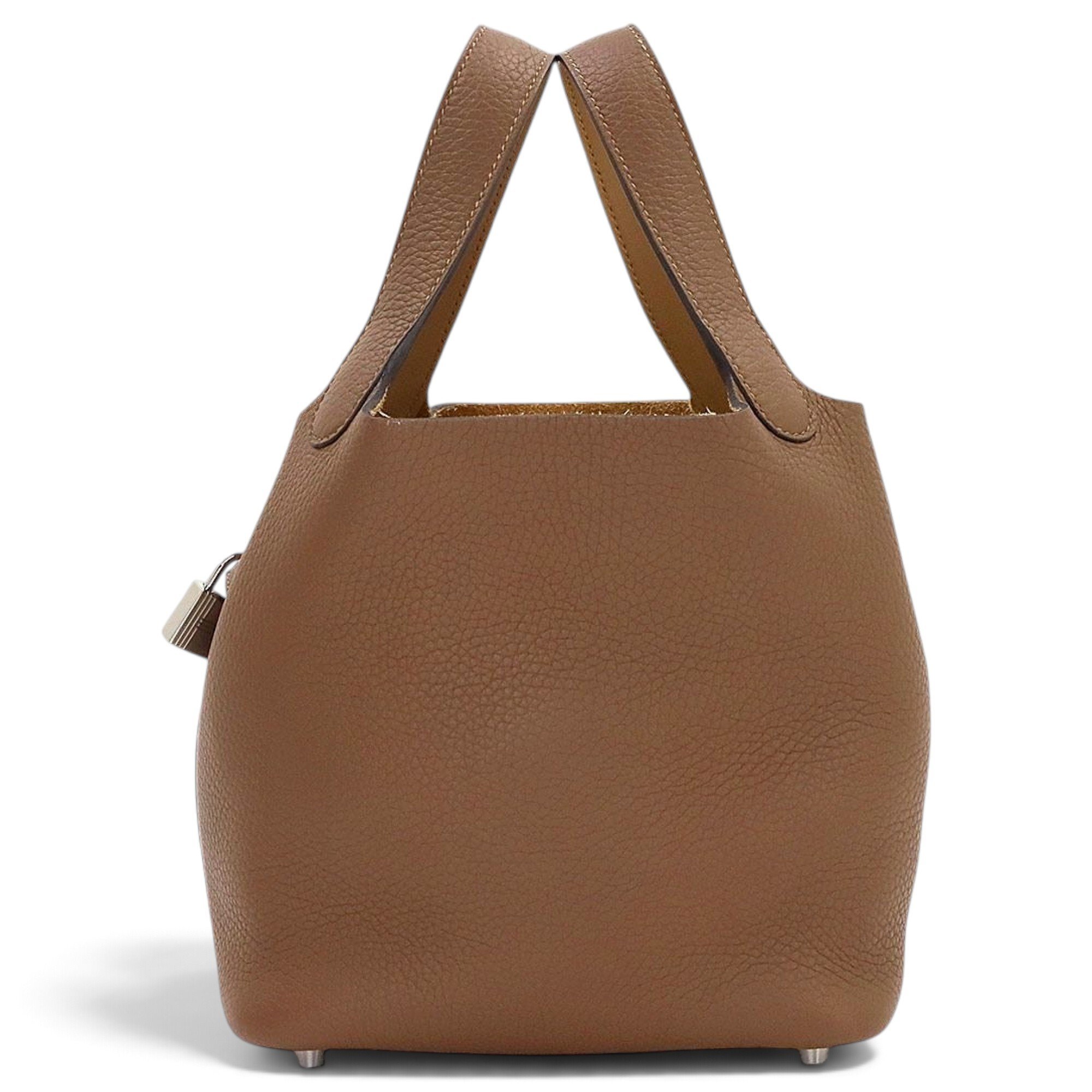Picotin leather handbag