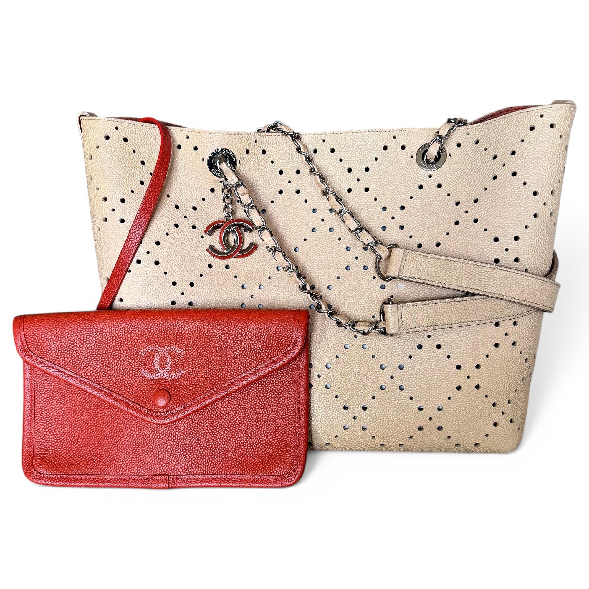 Grand shopping leather tote