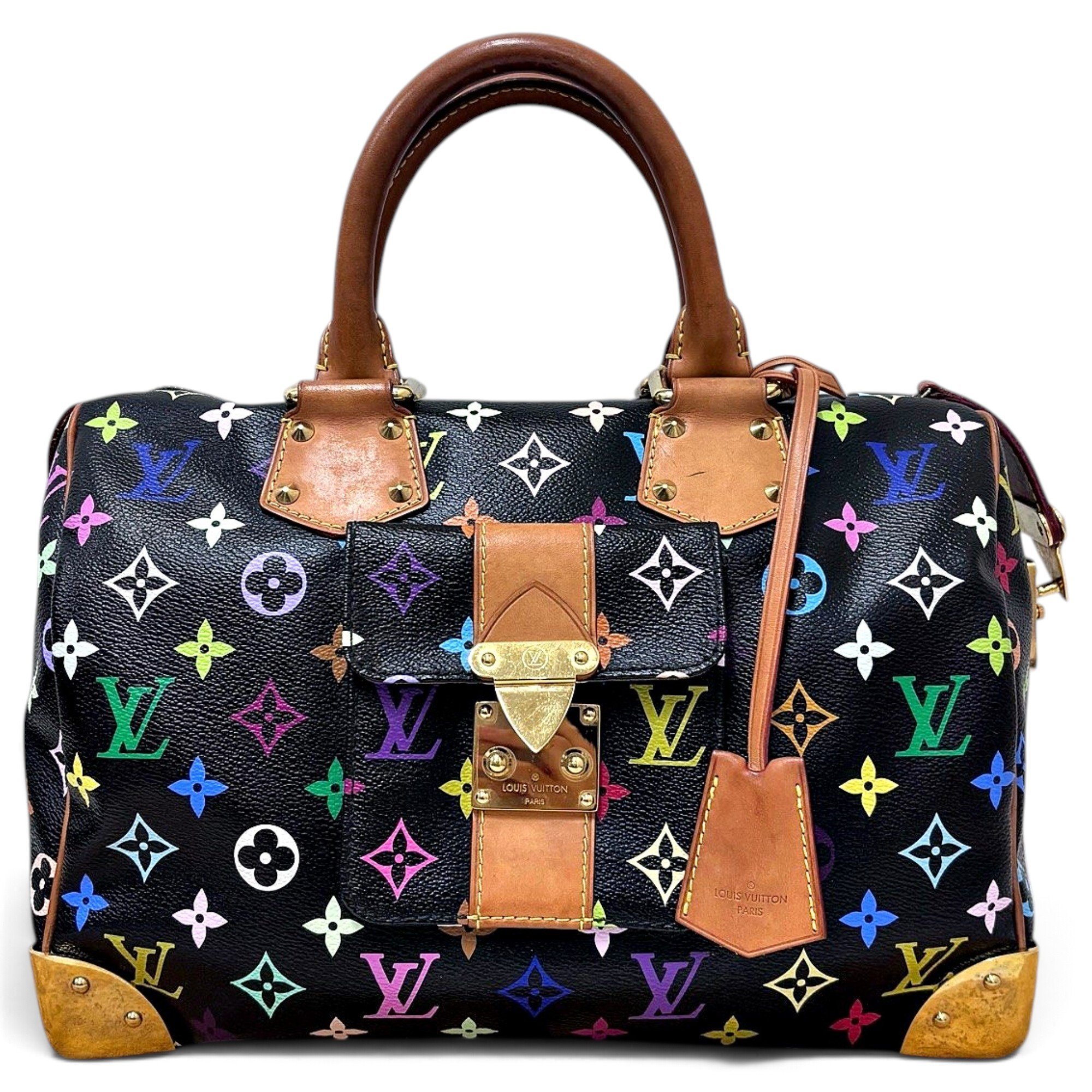 Speedy leather bowling bag