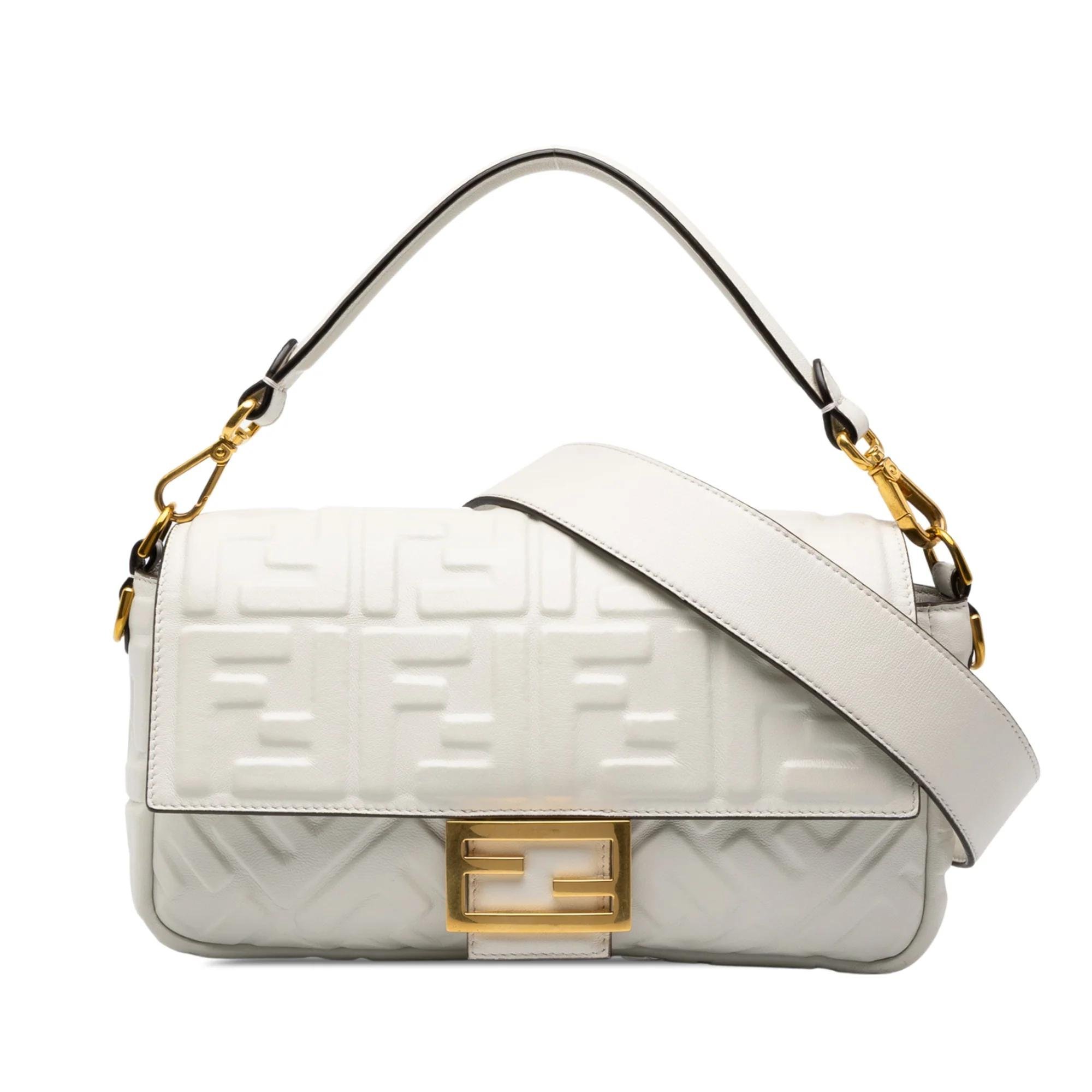 Baguette leather handbag