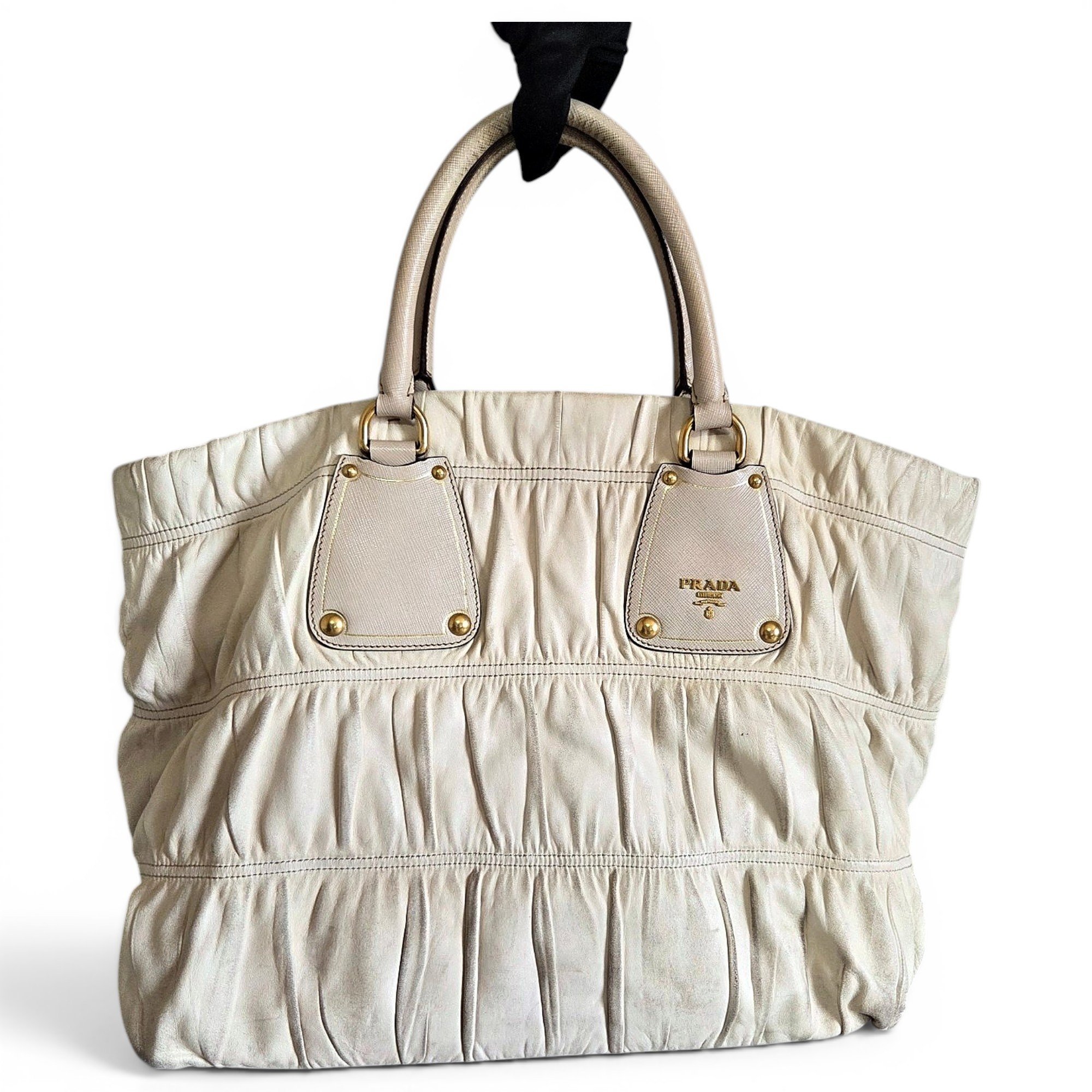Leather tote