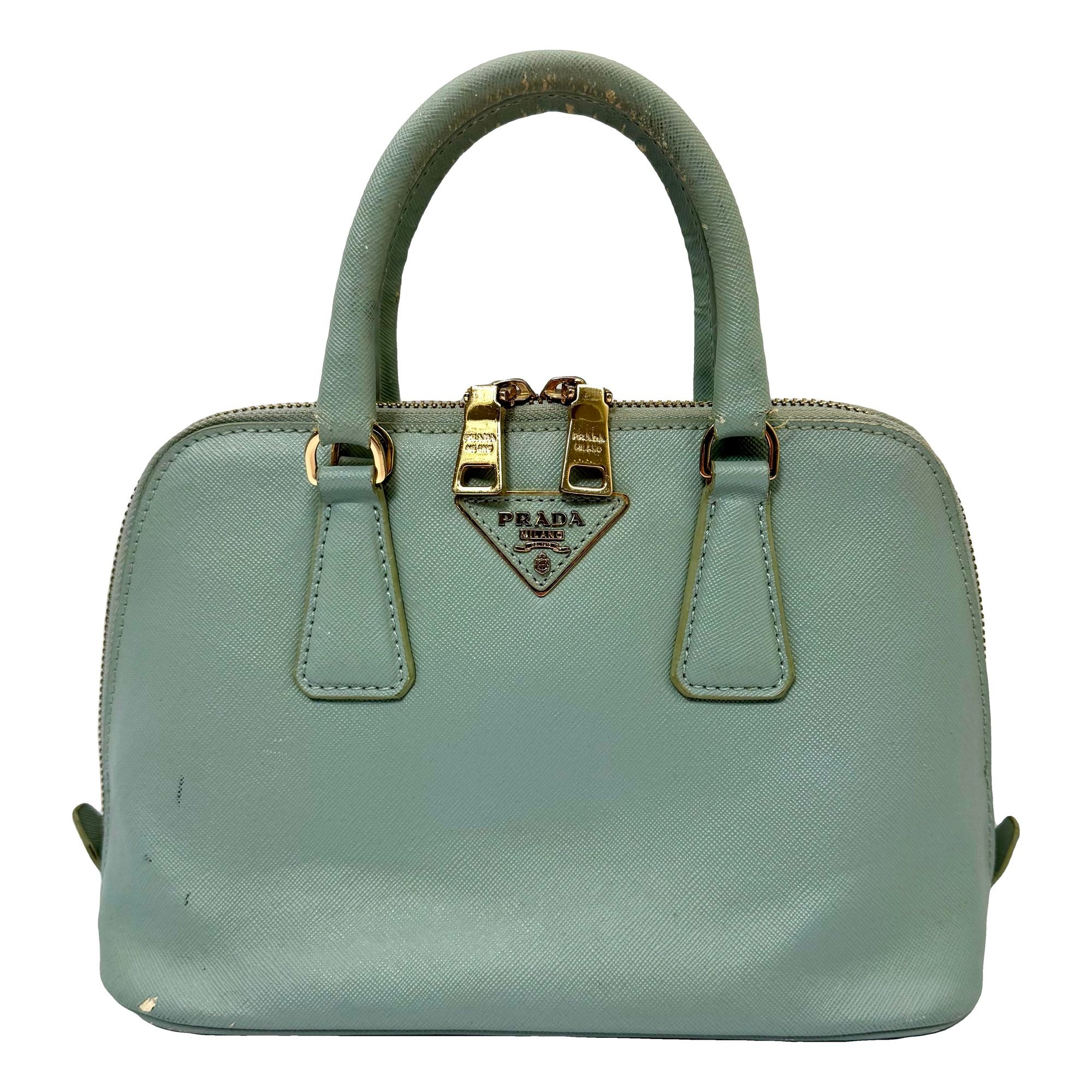 Promenade leather handbag
