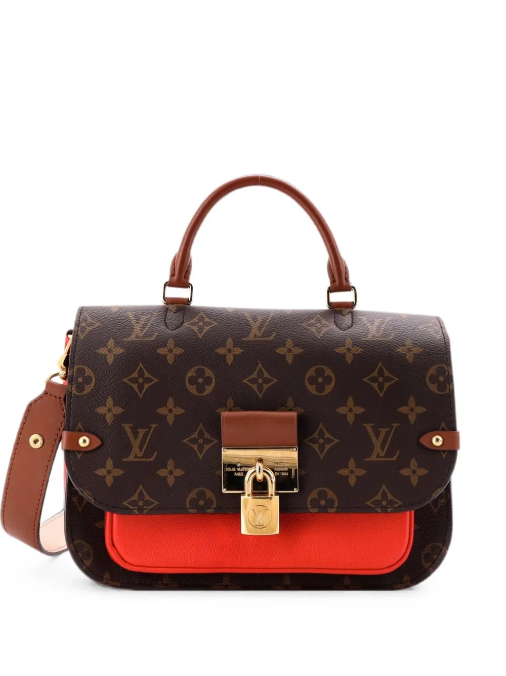 Vaugirard Handbag Monogram Canvas with Leather satchel