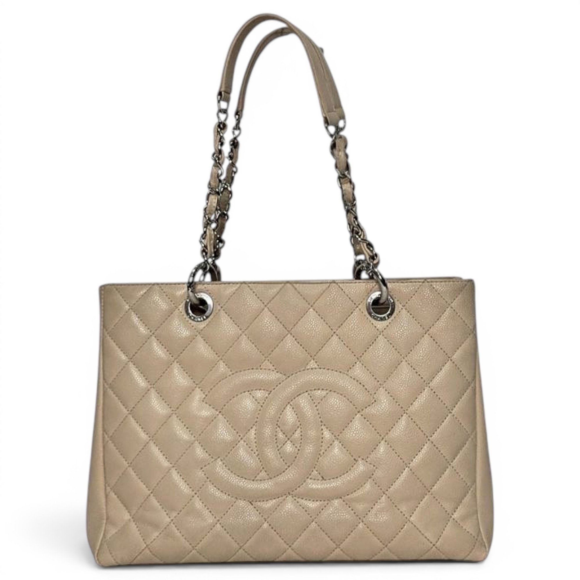 Grand shopping leather tote