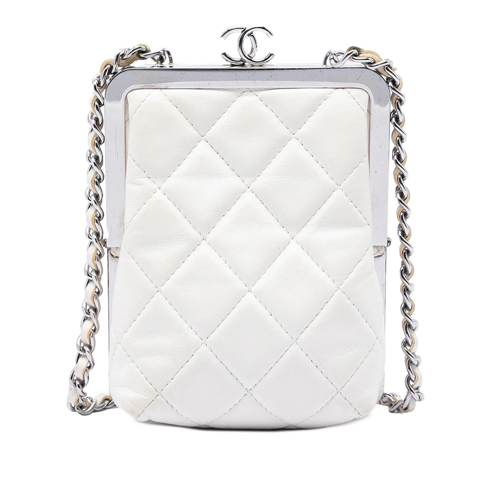 Leather clutch bag